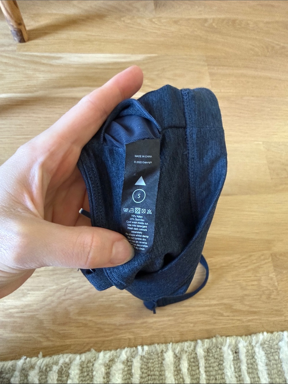 Vitality Navy Blue sports bra - size small - Picture 6 of 7